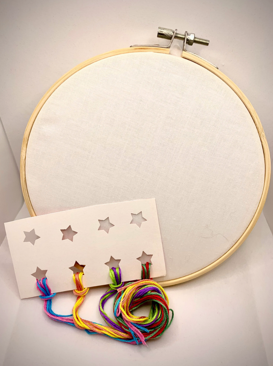 "I like the wine, not the label" Embroidery Kit